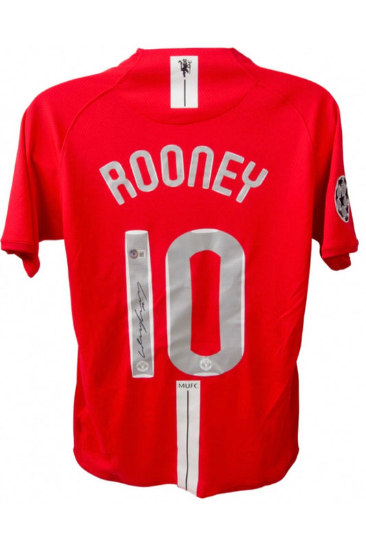 Wayne Rooney - Manchester United - Autograph Jersey (Beckett)