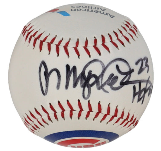 Ryne Sandberg Autograph Signed Cubs logo Baseball inscribed “HOF 05” Beckett