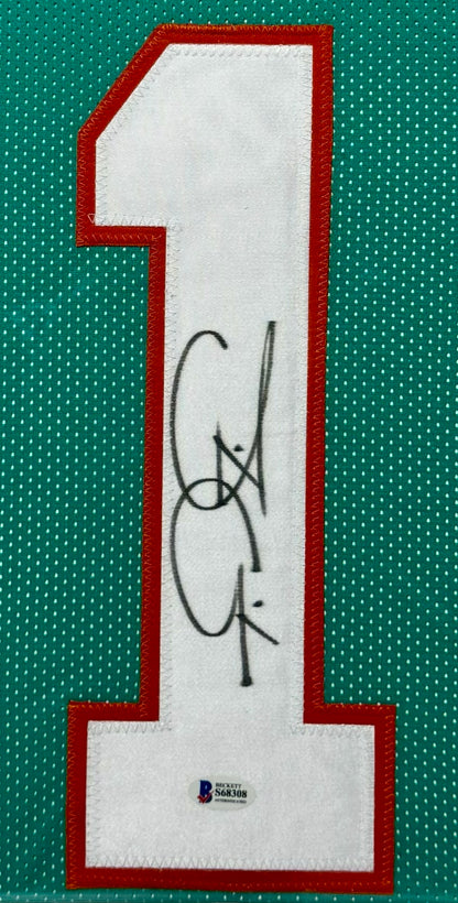 Tua Tagovailoa - Dolphins - Autograph Jersey (Beckett) - Framed