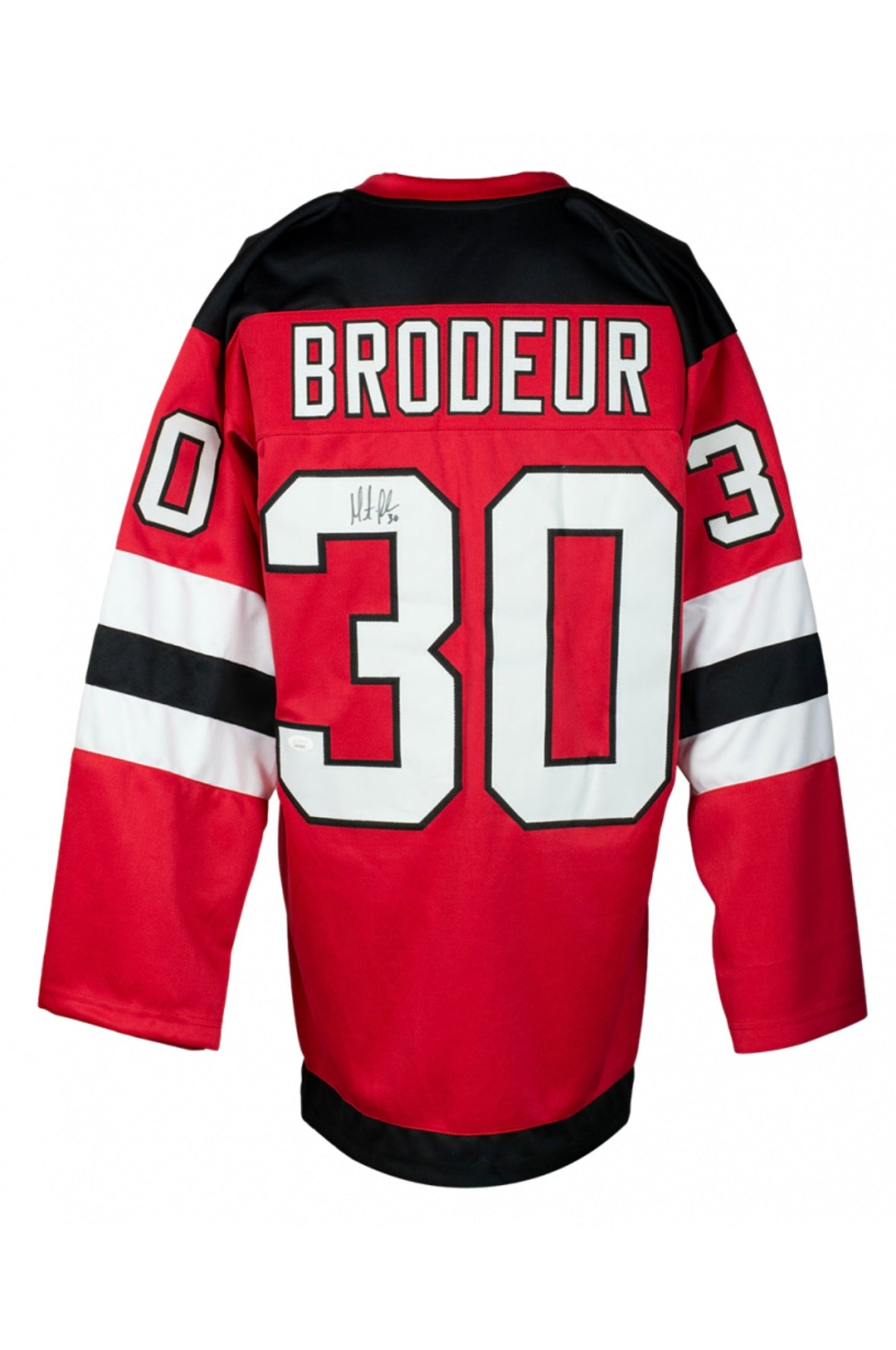 Martin Brodeur - Devils - Autograph Jersey (JSA) - Framed