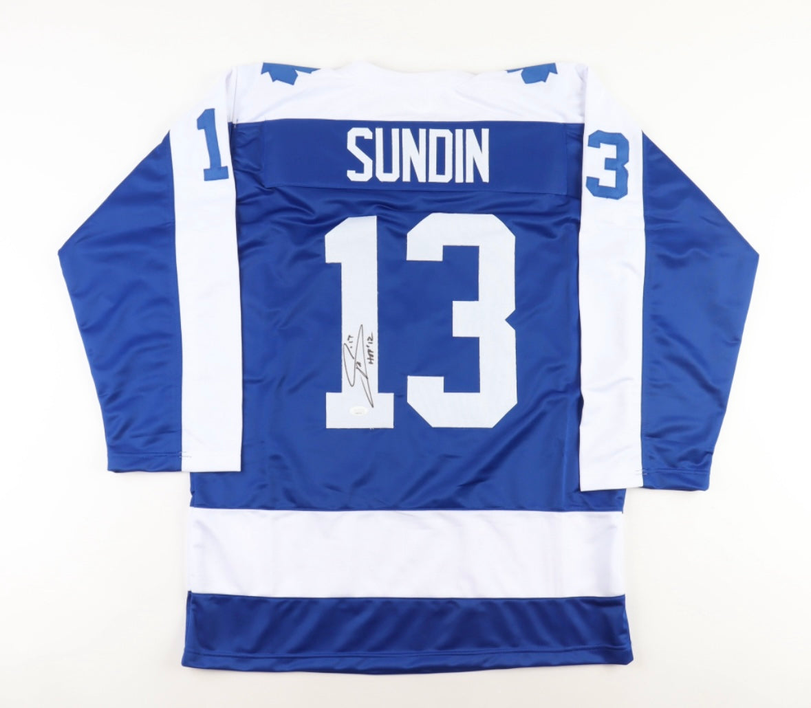 Mats Sundin - Maple Leafs - Autograph Jersey (JSA) - Framed