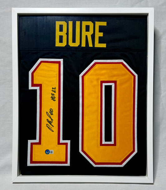 Pavel Bure - Canucks - Autograph Jersey (Beckett) - Framed