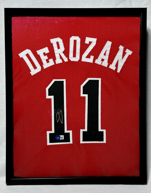 Demar DeRozan - Autograph Jersey (JSA) - Framed