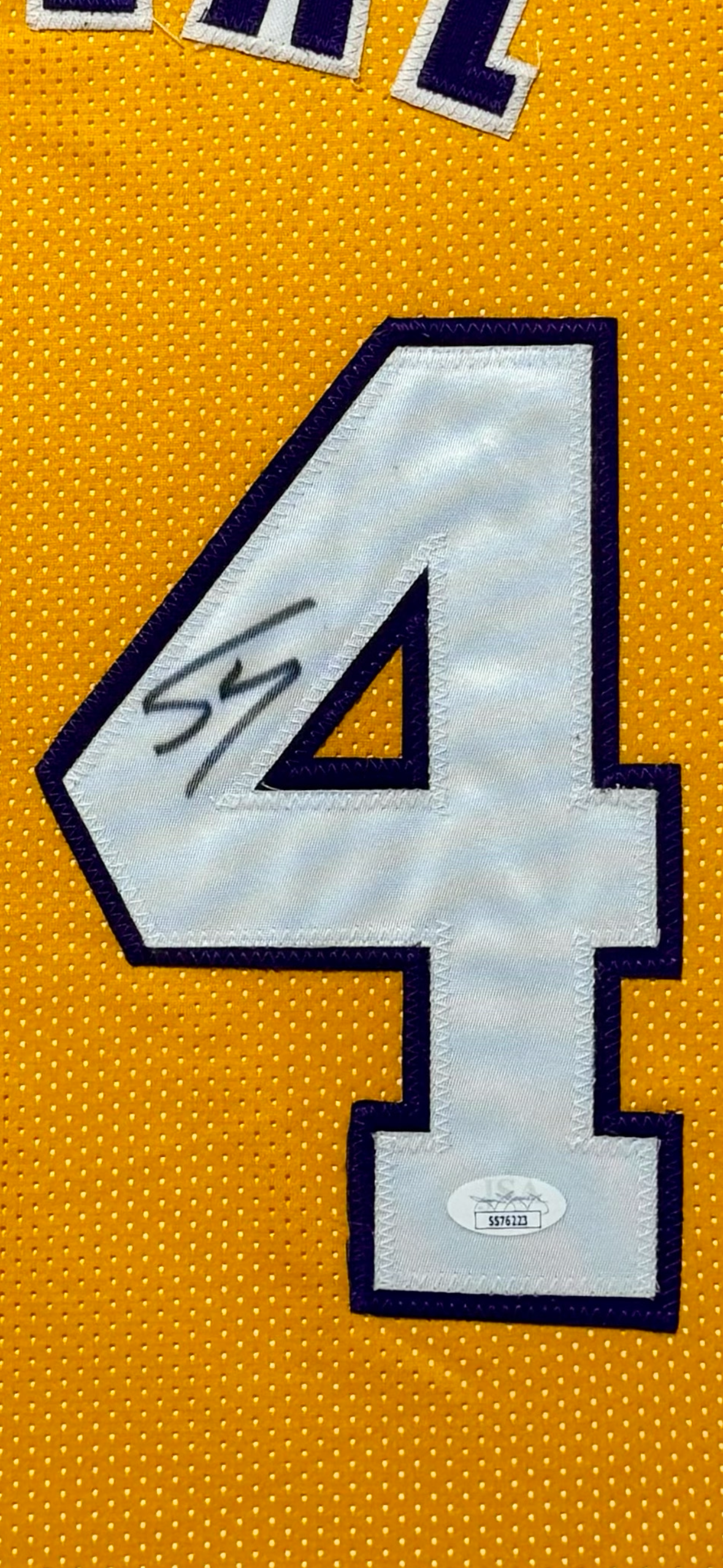 Shaquille O'Neal - Lakers - Autograph Jersey (JSA) - Framed