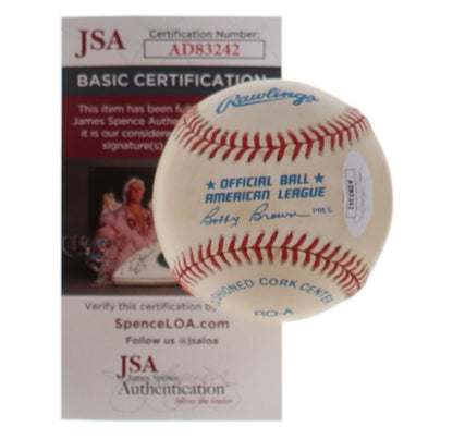 Paul Molitor Autograph Signed Baseball - Hall of Fame OAL Stat Ball - JSA